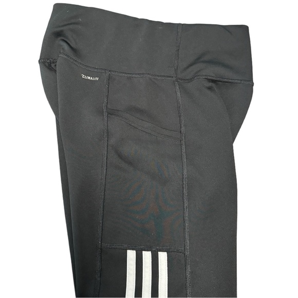 Adidas Train Essentials 3-Stripes 7/8 Tight Black White Climalite Legging‎ - Picture 4 of 12
